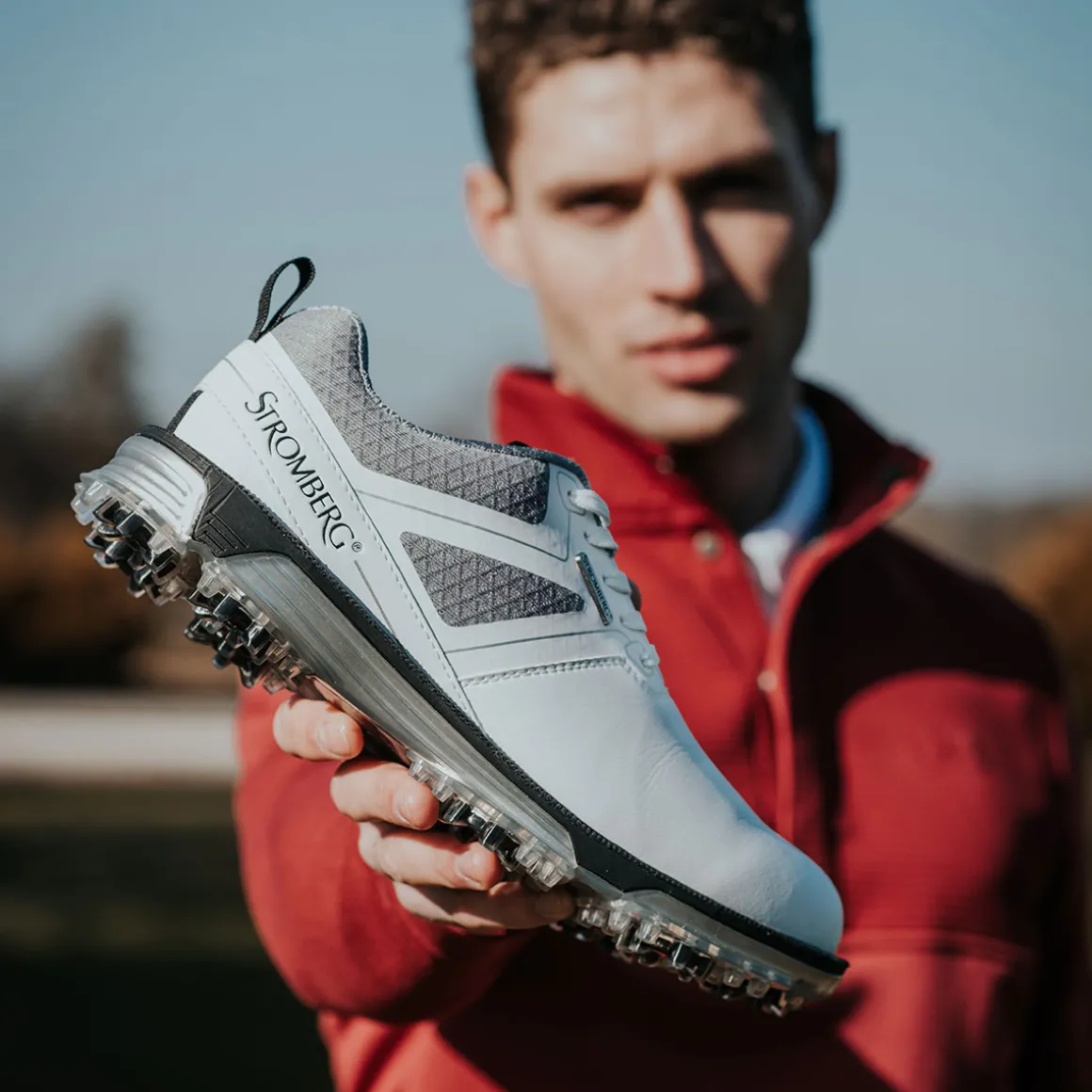 Stromberg Men's Tour Classic Waterproof Spiked Golf Shoes