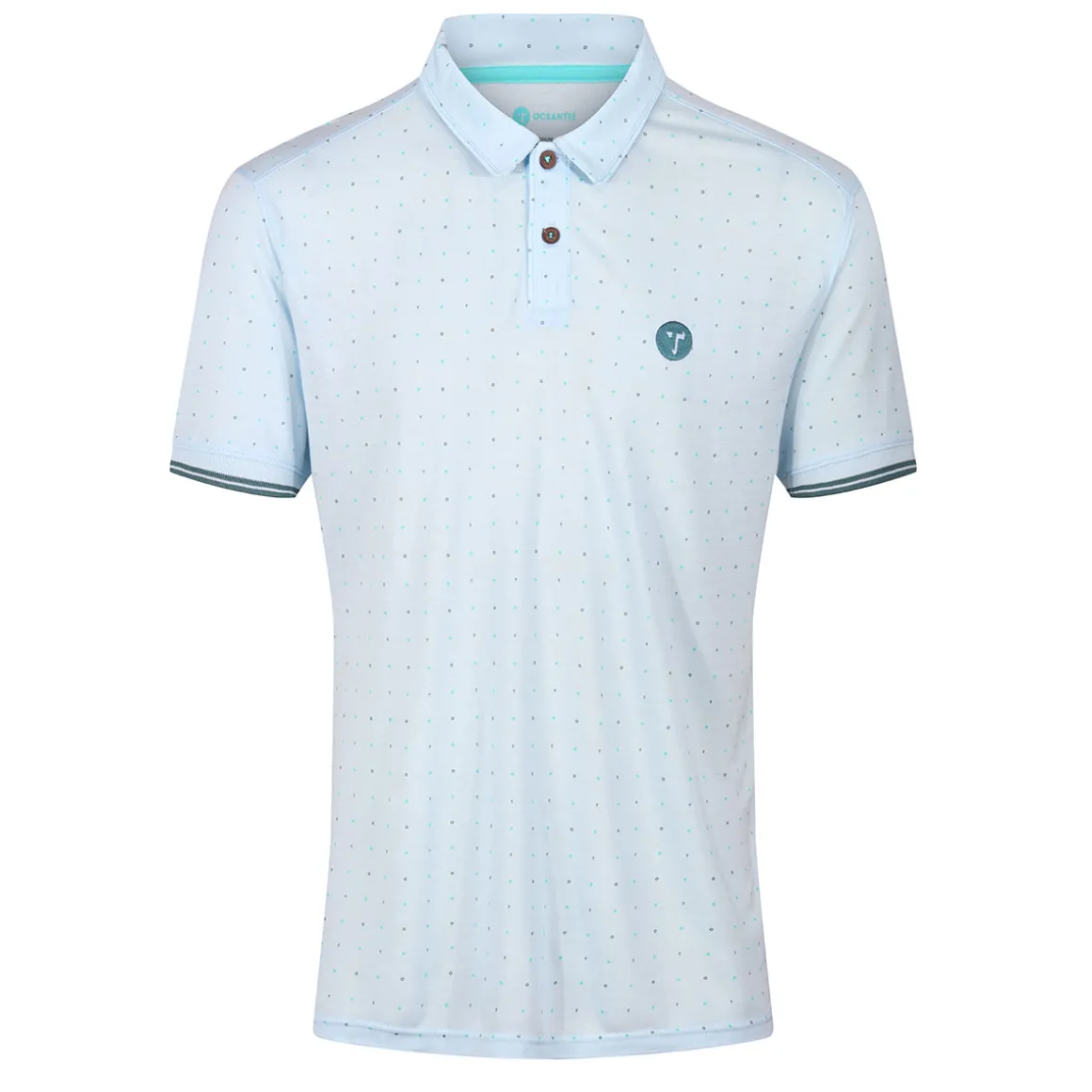 Stromberg OCEANTEE Repeat Print Golf Polo Shirt