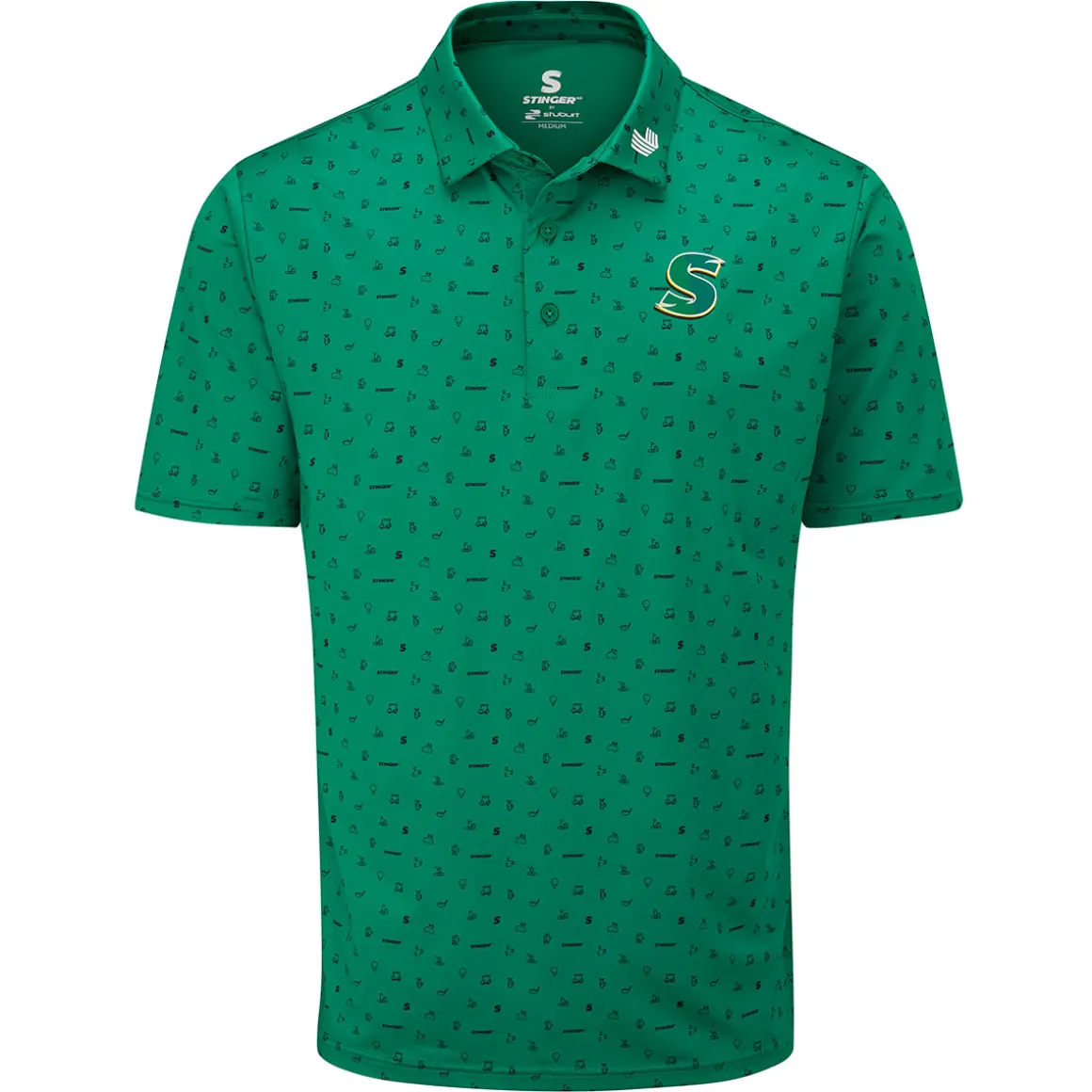 Stuburt Men's LIV Stinger Louis Golf Polo Shirt