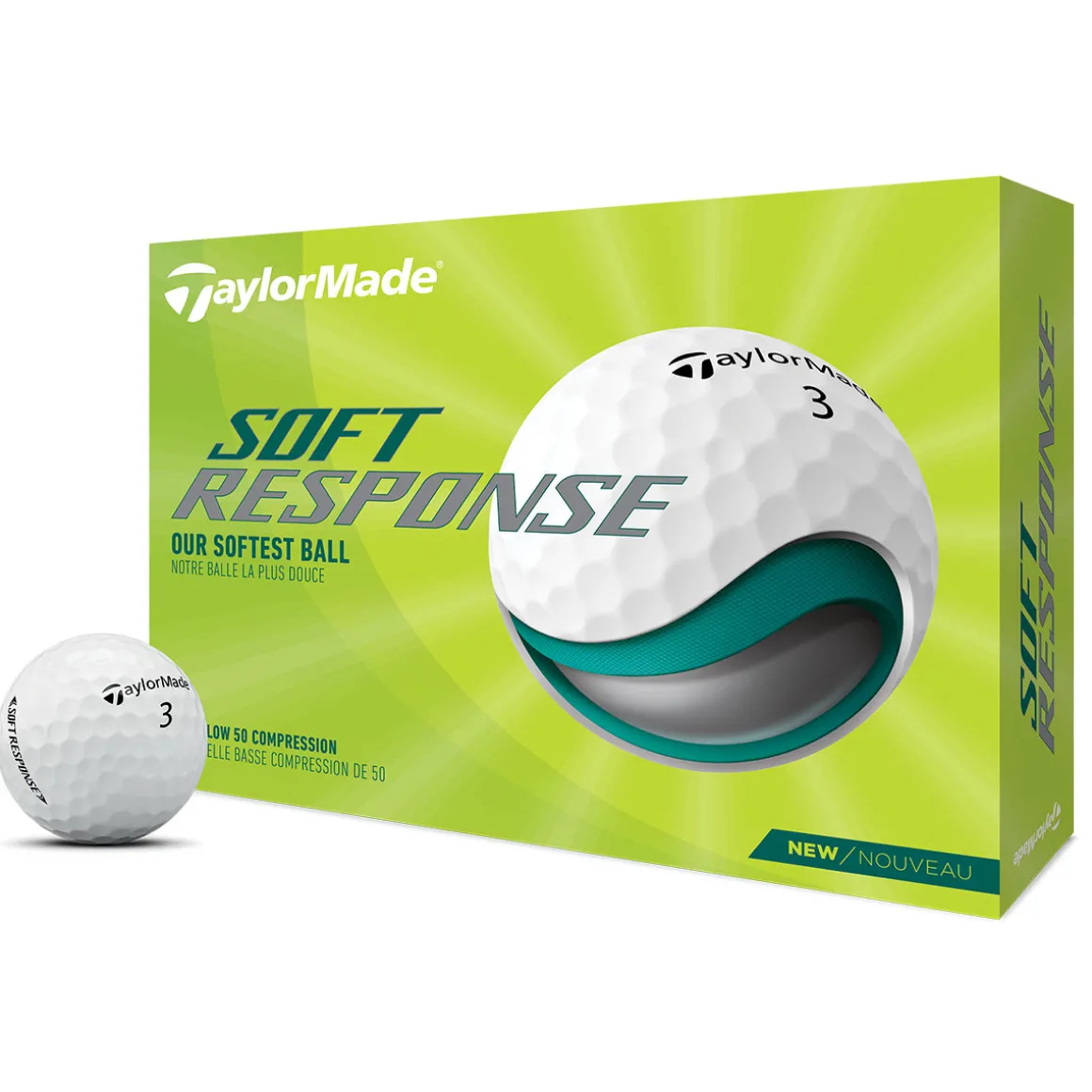 TaylorMade Soft Response 12 Golf Ball Pack