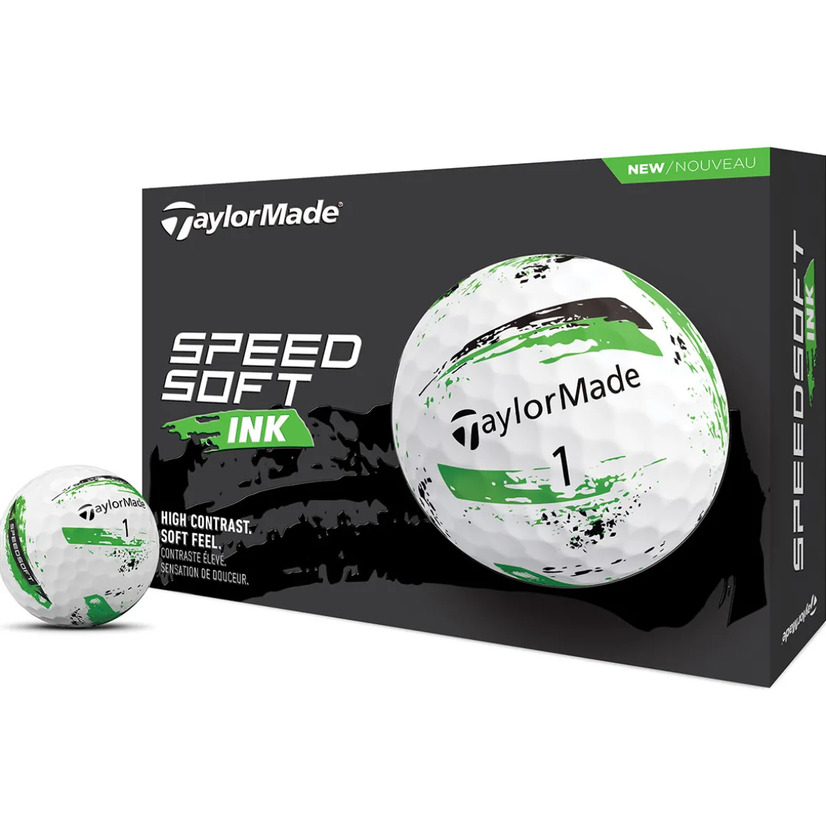 TaylorMade SpeedSoft Ink 12 Golf Ball Pack