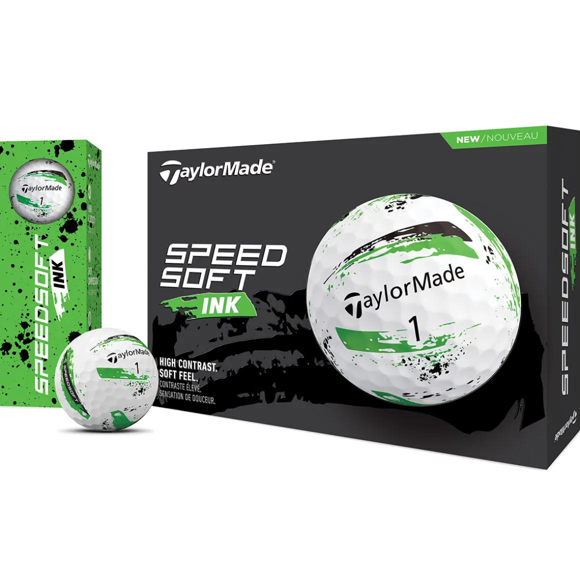 TaylorMade SpeedSoft Ink 12 Golf Ball Pack