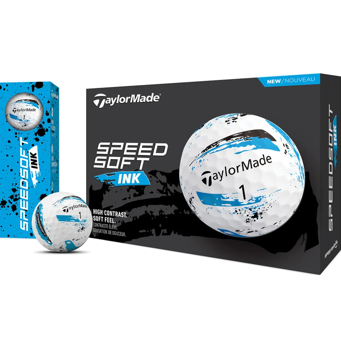 TaylorMade SpeedSoft Ink 12 Golf Ball Pack