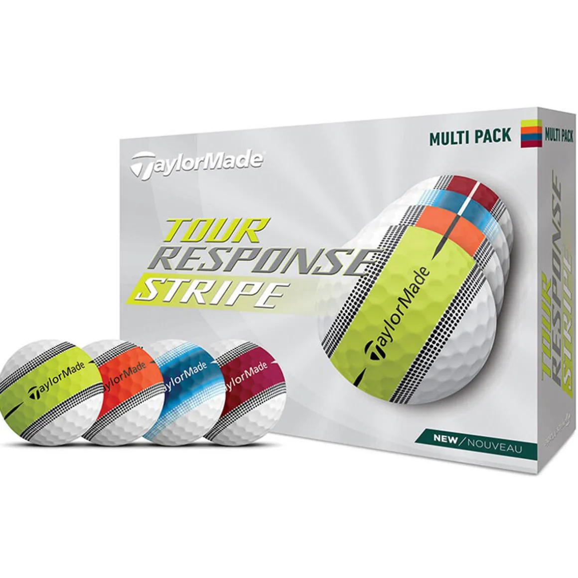 TaylorMade Tour Response Stripe 12 Golf Ball Pack
