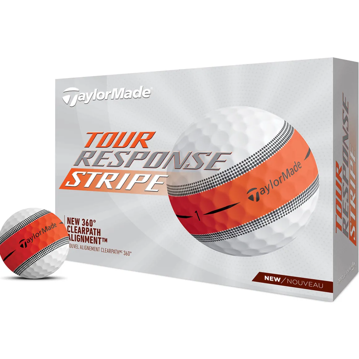 TaylorMade Tour Response Stripe 12 Golf Ball Pack