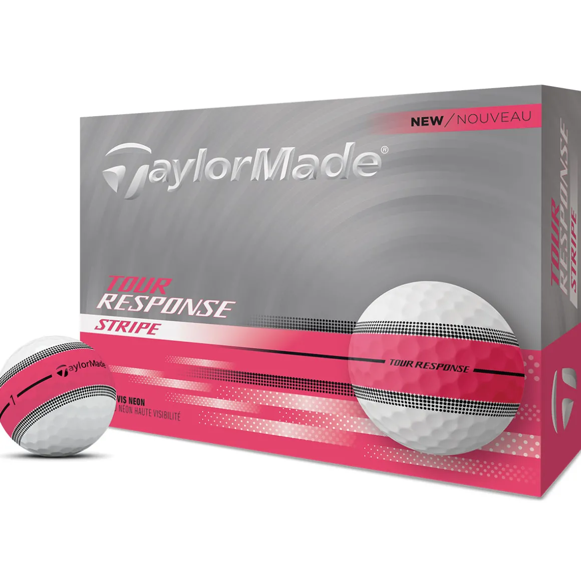 TaylorMade Tour Response Stripe 12 Golf Ball Pack