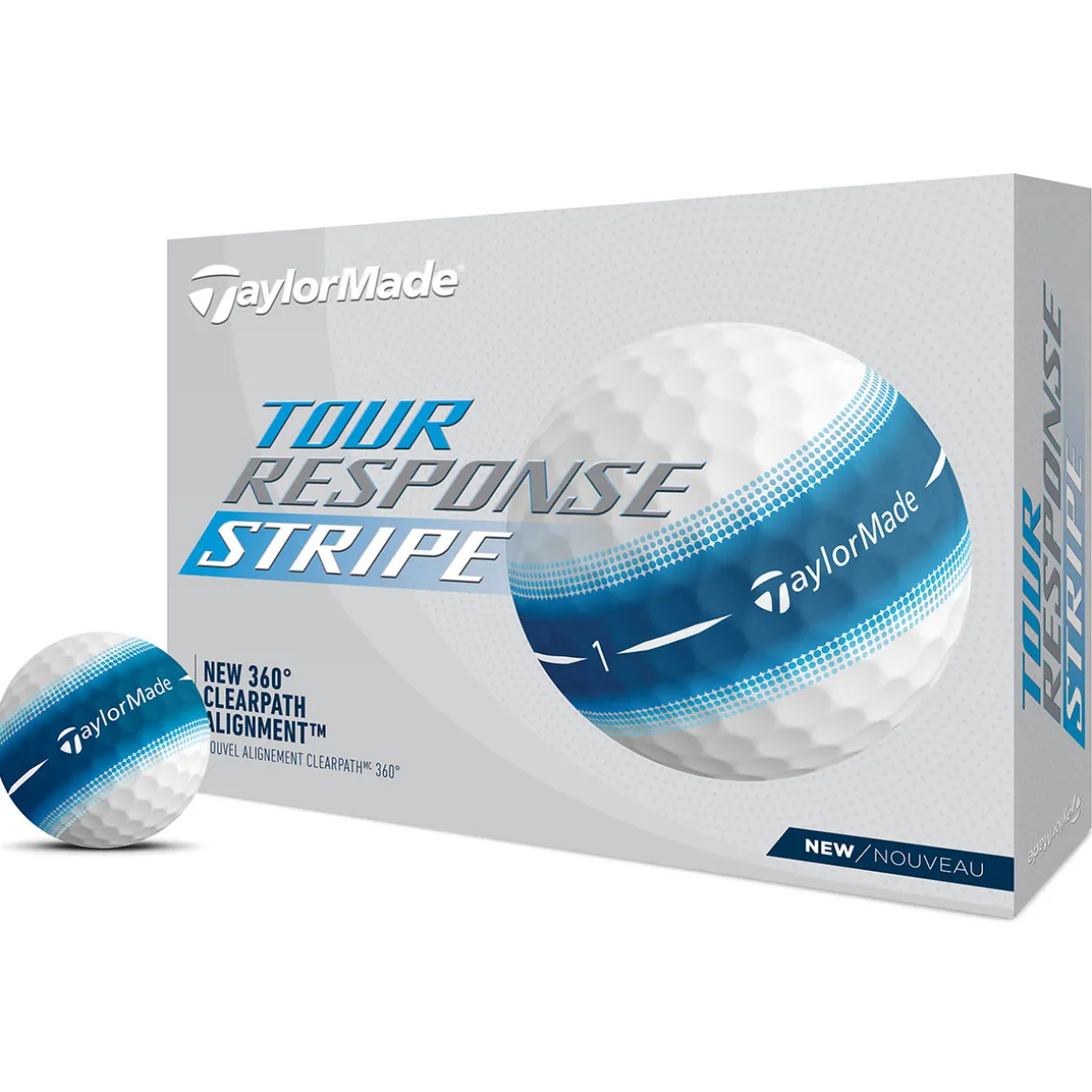 TaylorMade Tour Response Stripe 12 Golf Ball Pack