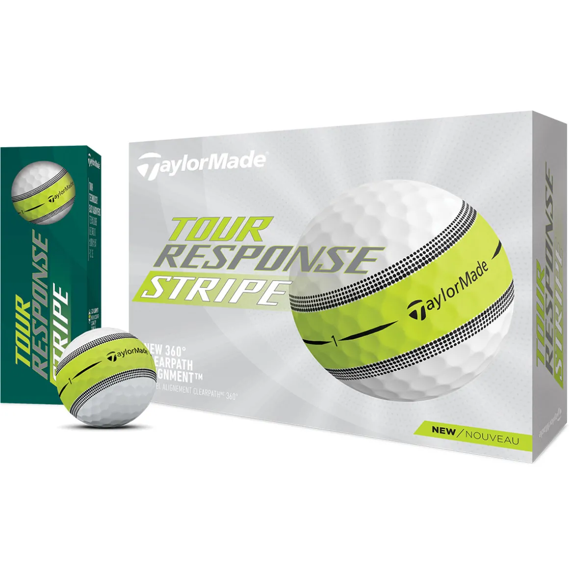 TaylorMade Tour Response Stripe 12 Golf Ball Pack
