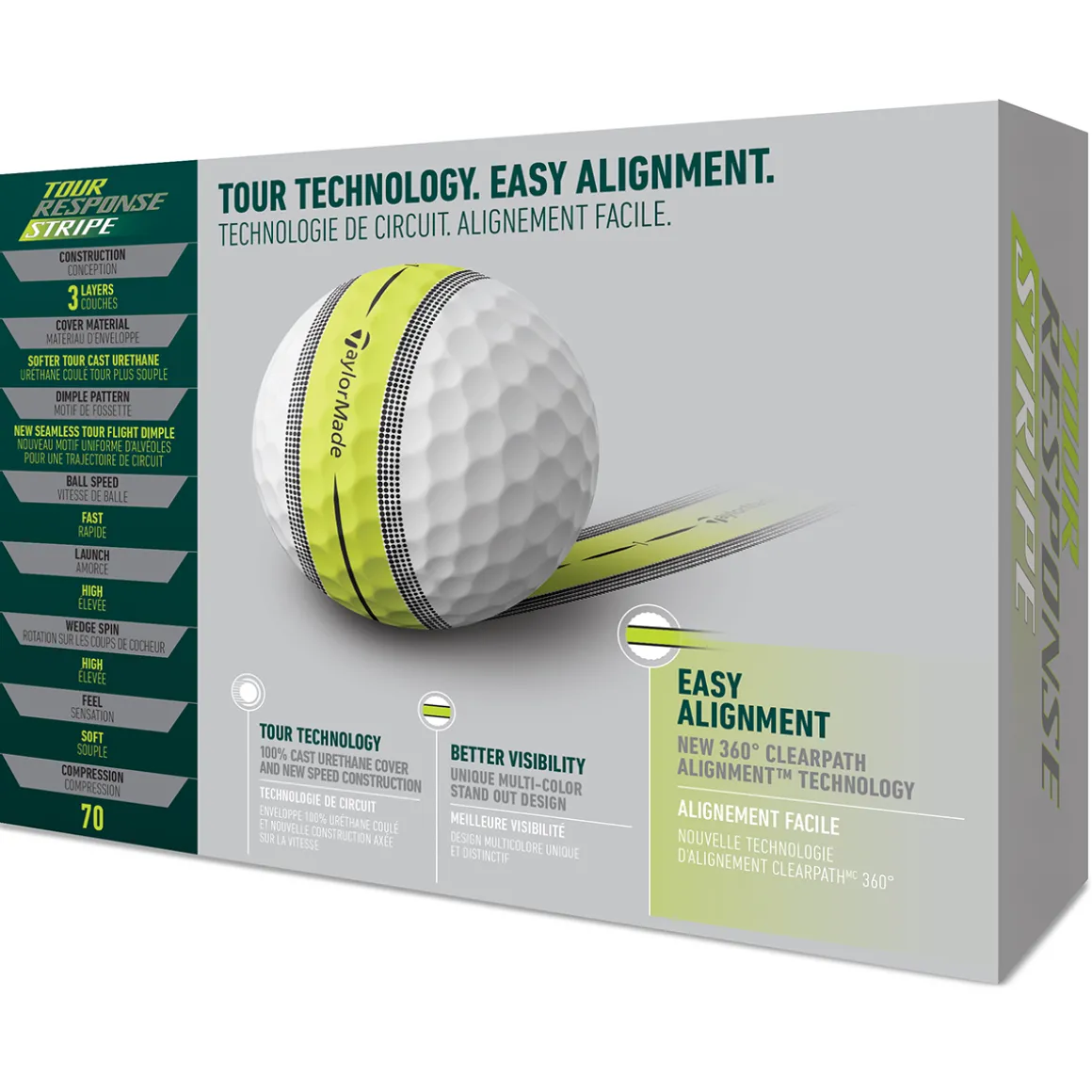 taylormade_tour_response__6-7.webp TaylorMade Tour Response Stripe 12 Golf Ball Pack