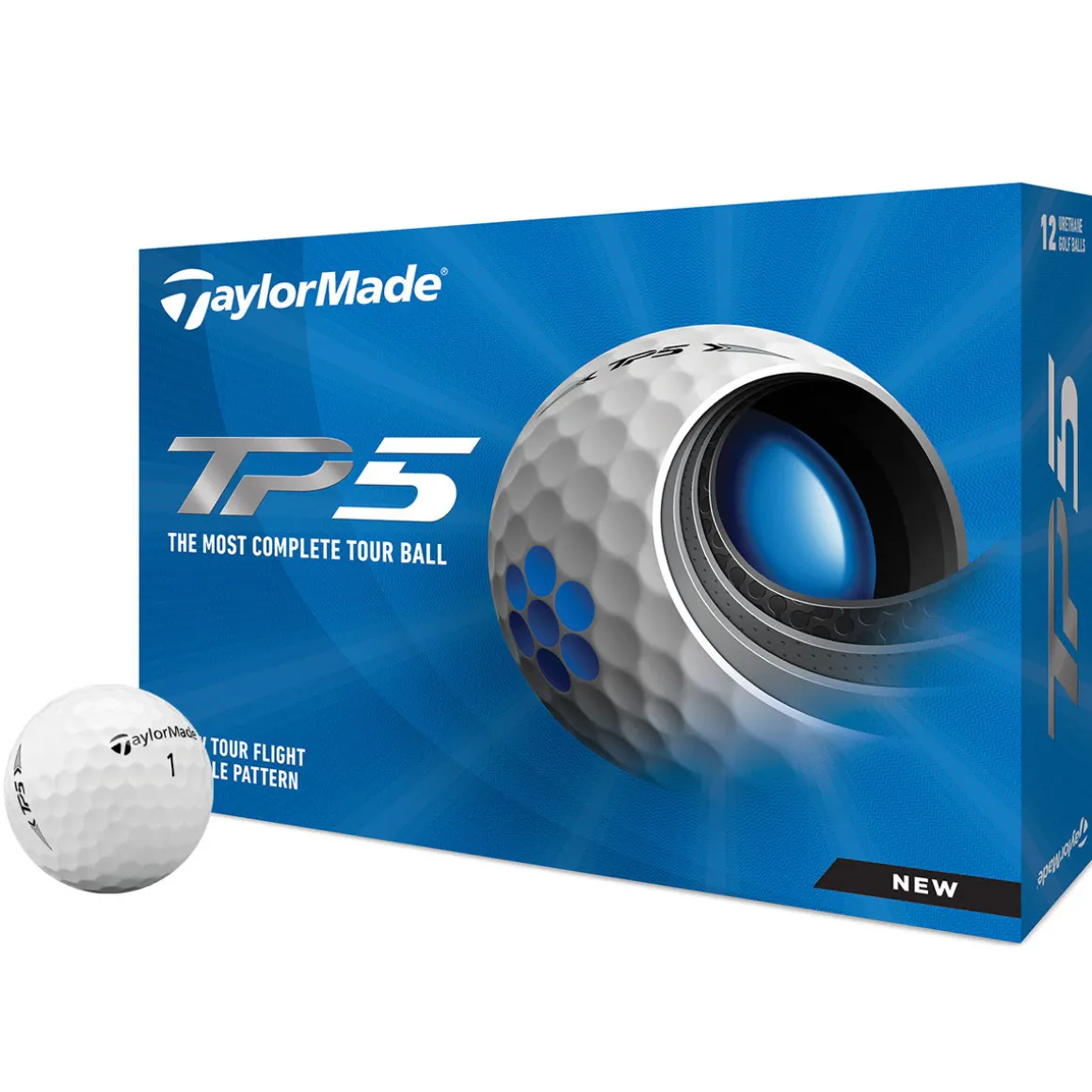 TaylorMade TP5 12 Golf Ball Pack