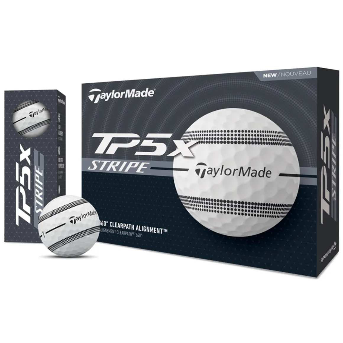 taylormade_tp_x_stripe__g_2.webp TaylorMade TP5 X Stripe 12 Golf Ball Pack