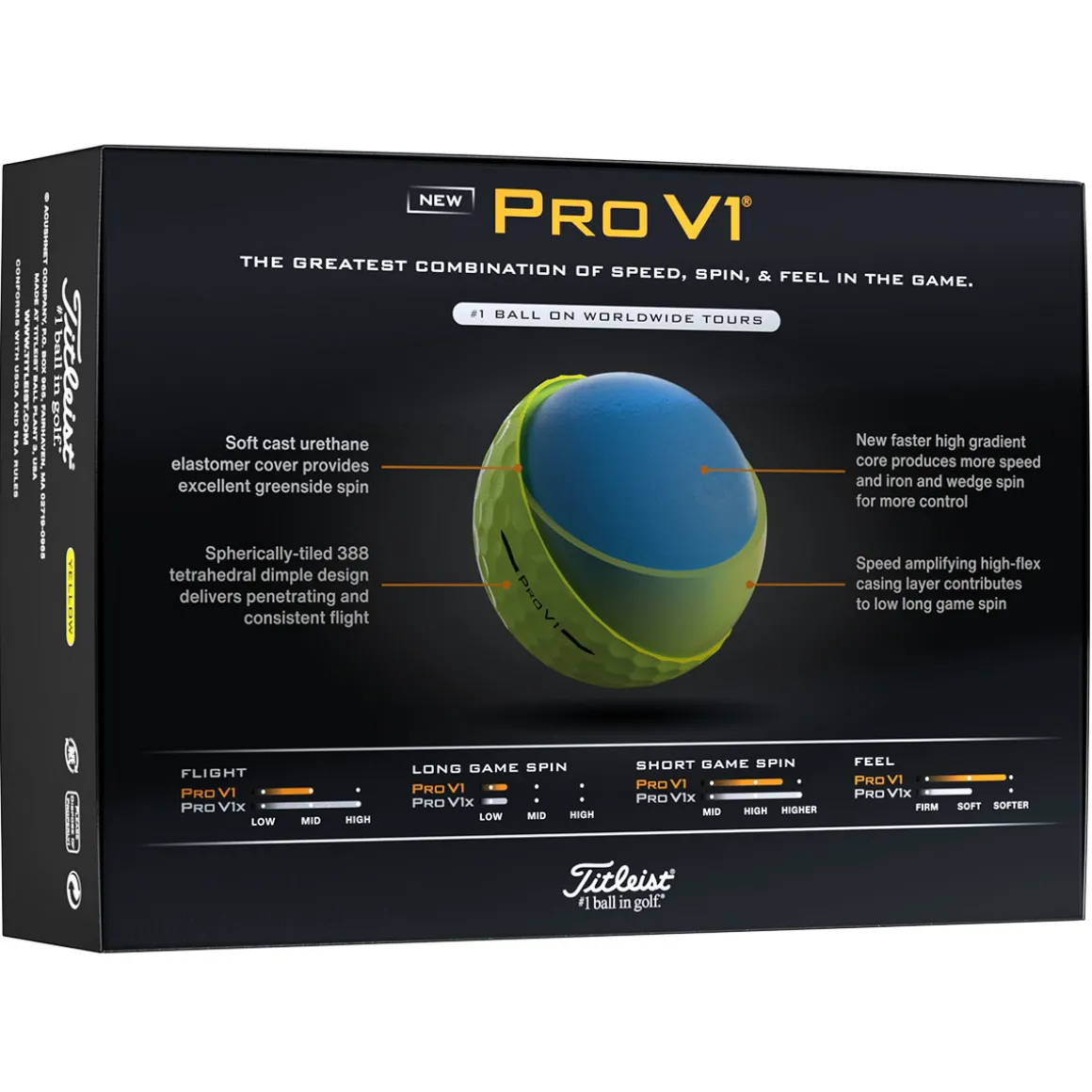 titleist_pro_v__golf_ball_8-2.webp Titleist Pro V1 12 Golf Ball Pack