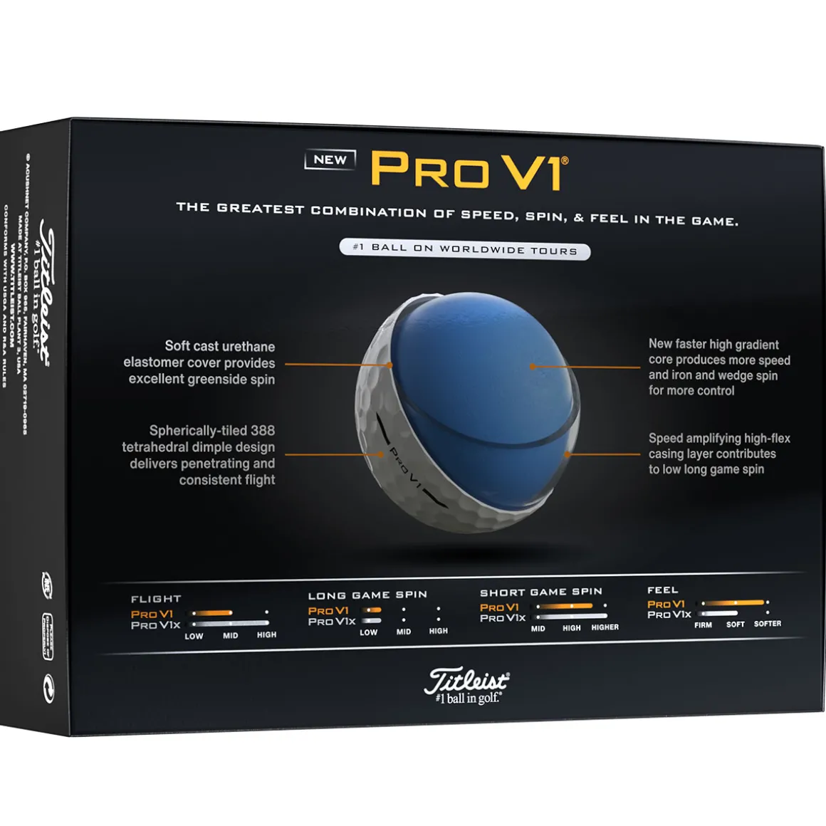 titleist_pro_v__golf_ball_8-3.webp Titleist Pro V1 12 Golf Ball Pack