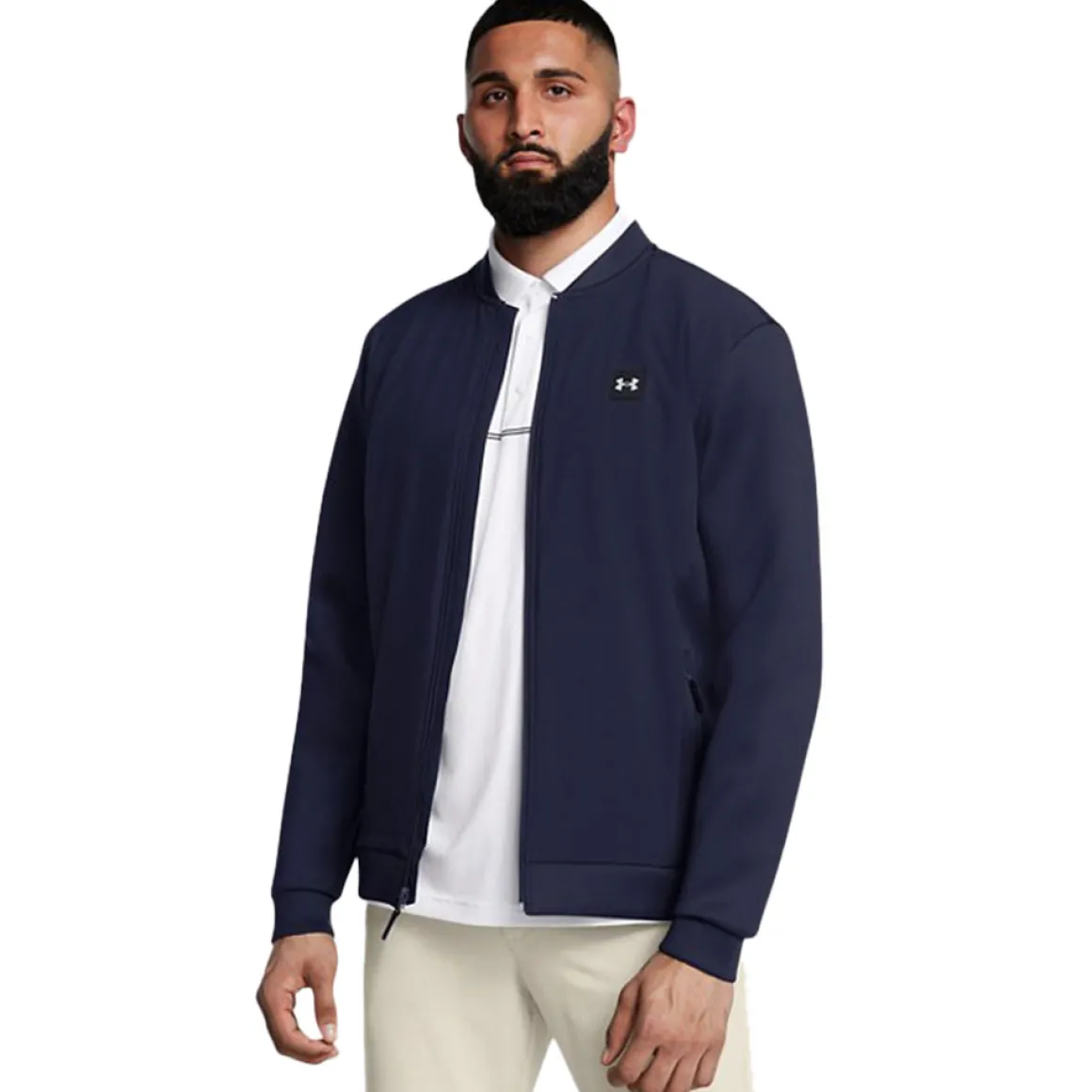 Under Armour Drive Pro Storm Hybrid Full Zip Golf Jacket
