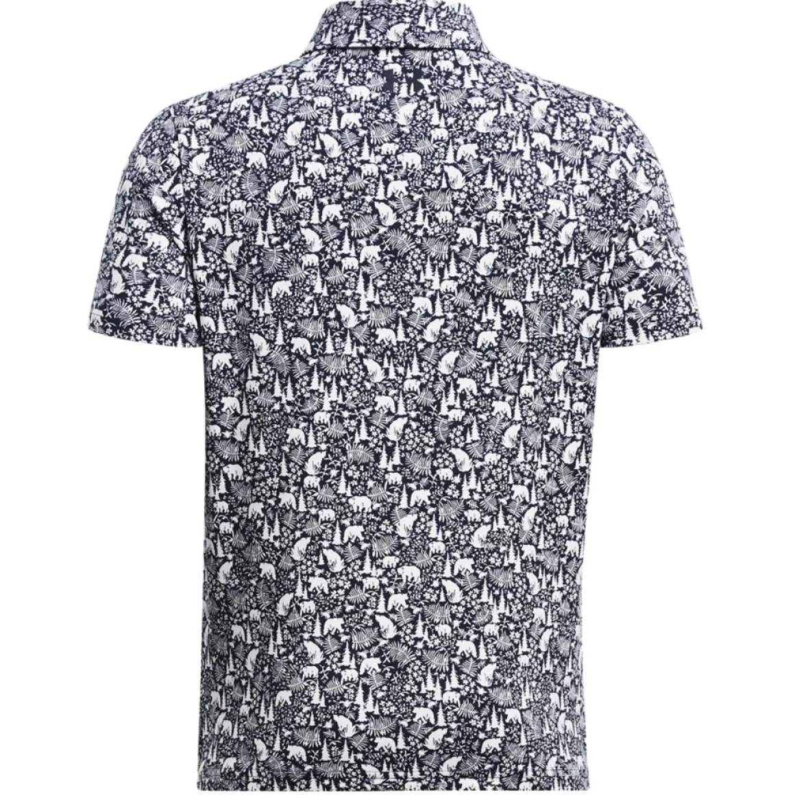 Under Armour Junior Playoff 3.0 Bear Botanic Printed Golf Polo Shirt
