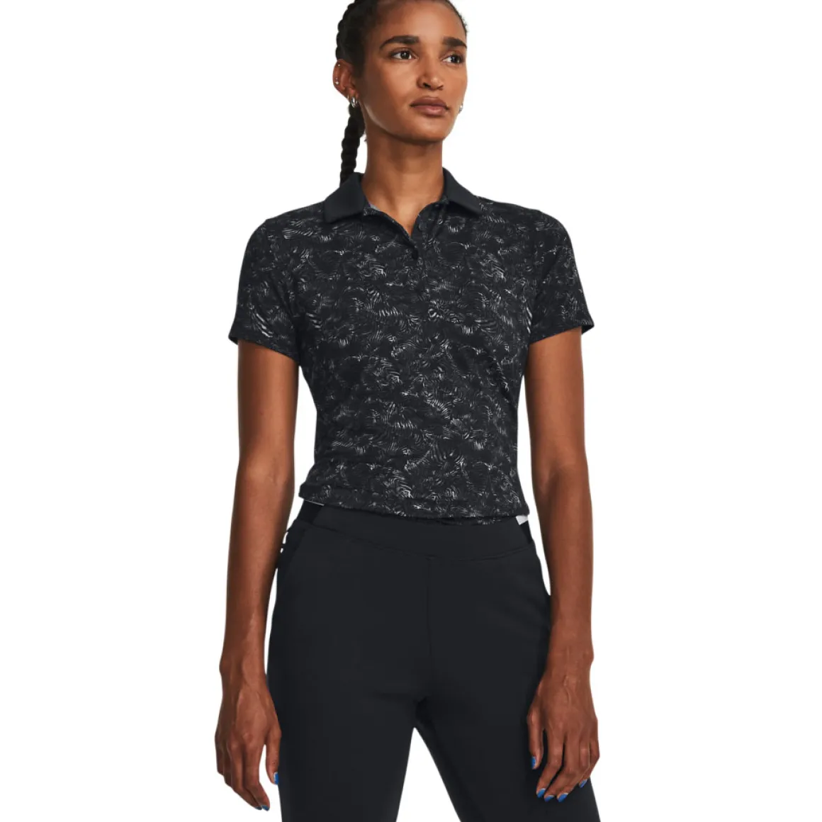 Under Armour Ladies Zinger Printed Golf Polo Shirt