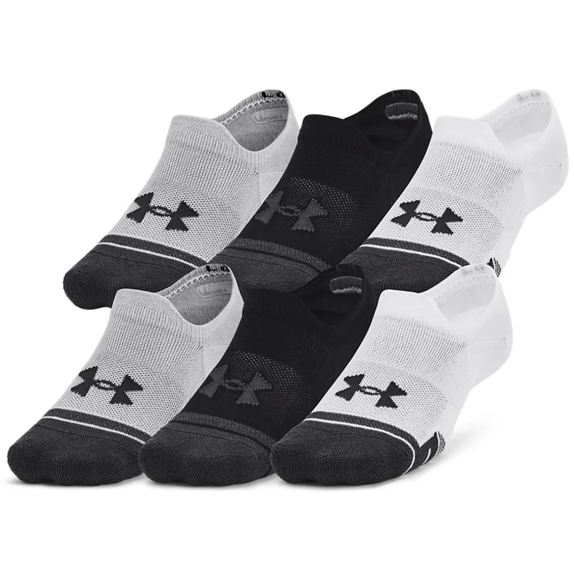 Under Armour Men's Performance Tech Ultra Low Tab 3 Pair Pack Golf Socks