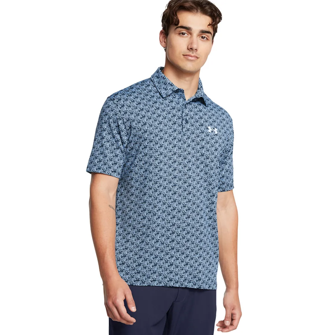 Under Armour Men's Playoff 3.0 Golden Eagle Printed Golf Polo Shirt