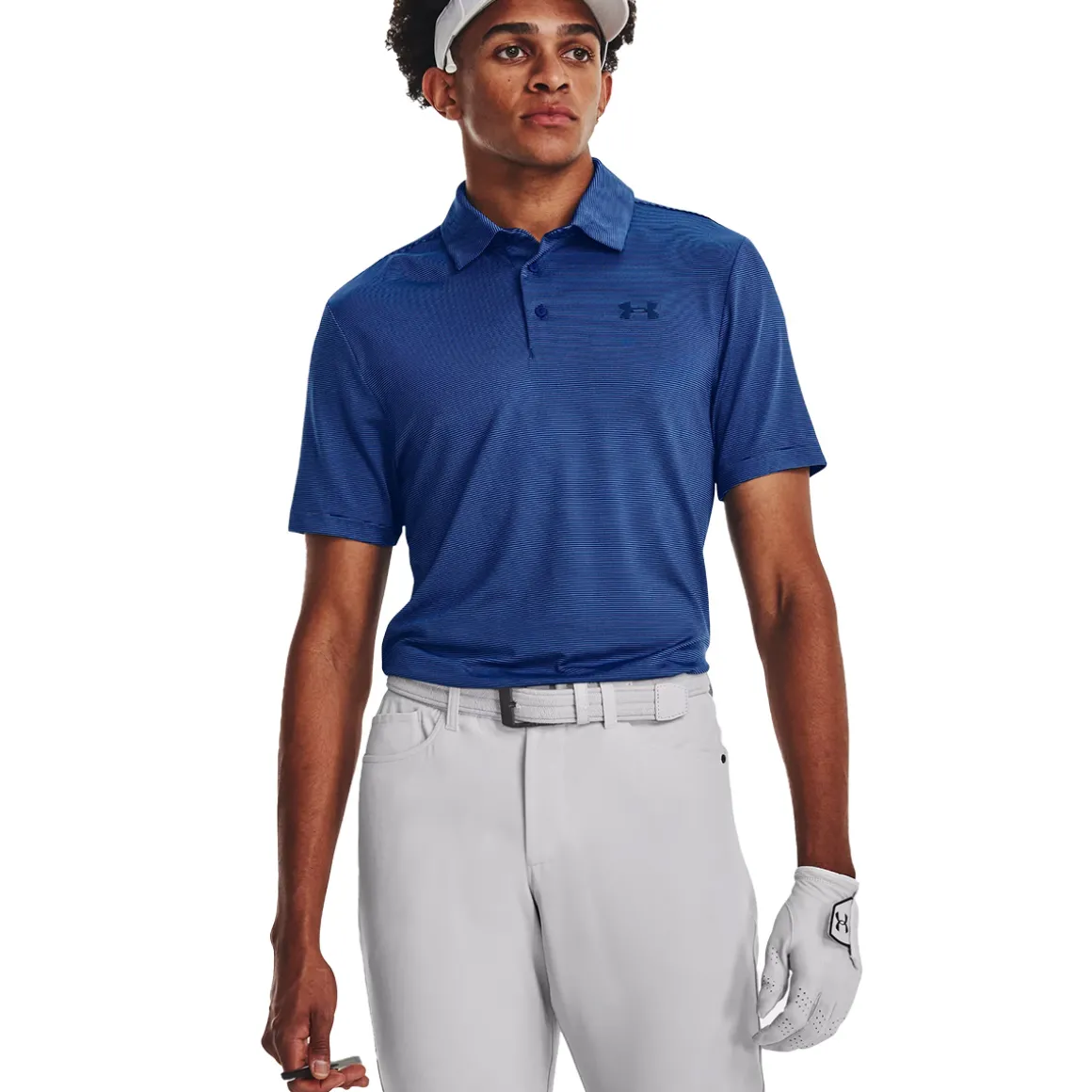 Under Armour Men's Playoff 3.0 Core Stripe Golf Polo Shirt