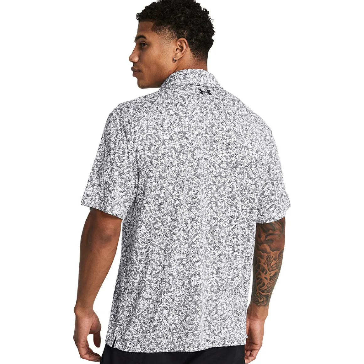 Under Armour Men's Playoff 3.0 Doodle Print Golf Polo Shirt