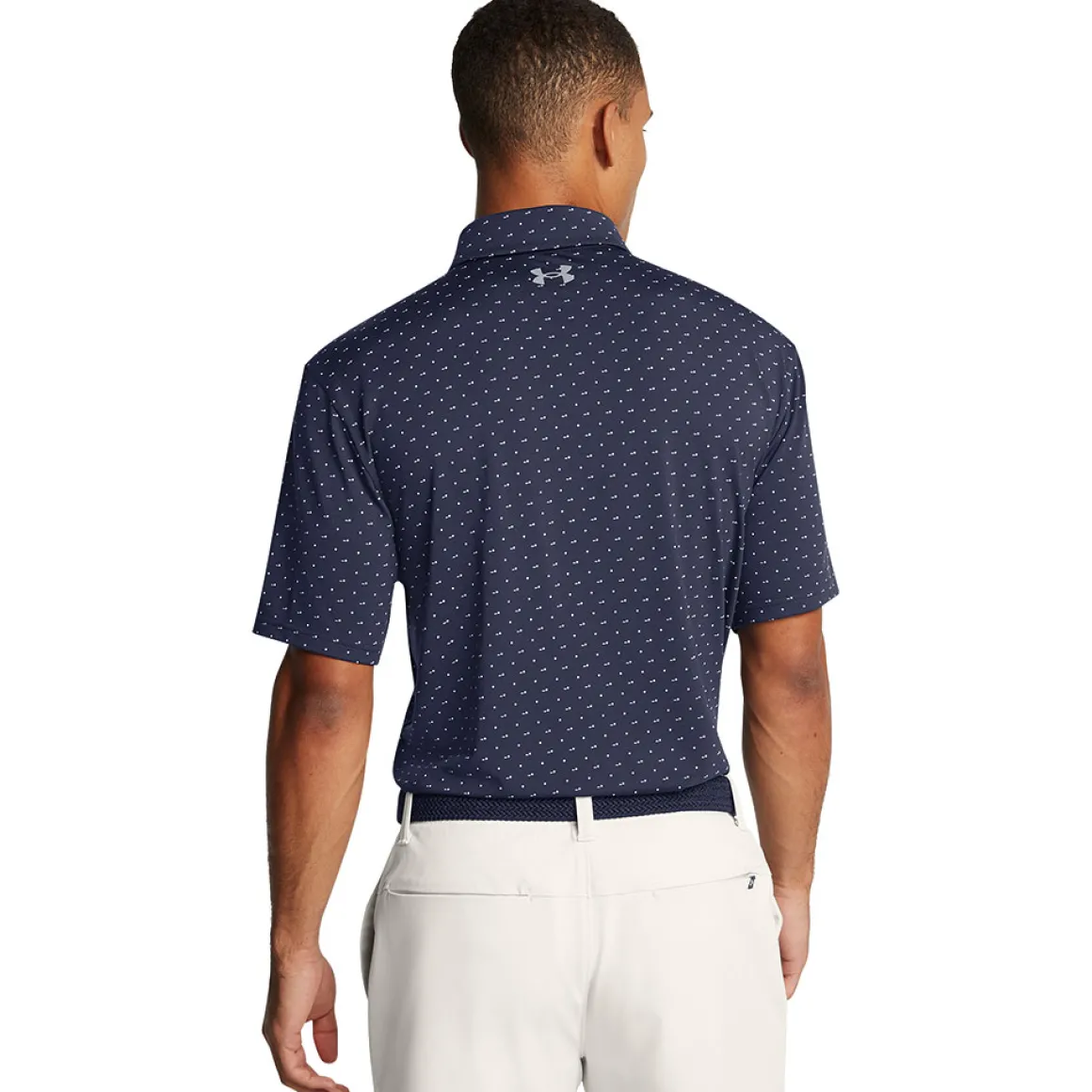 Under Armour Men's Playoff 3.0 On Green Printed Golf Polo Shirt