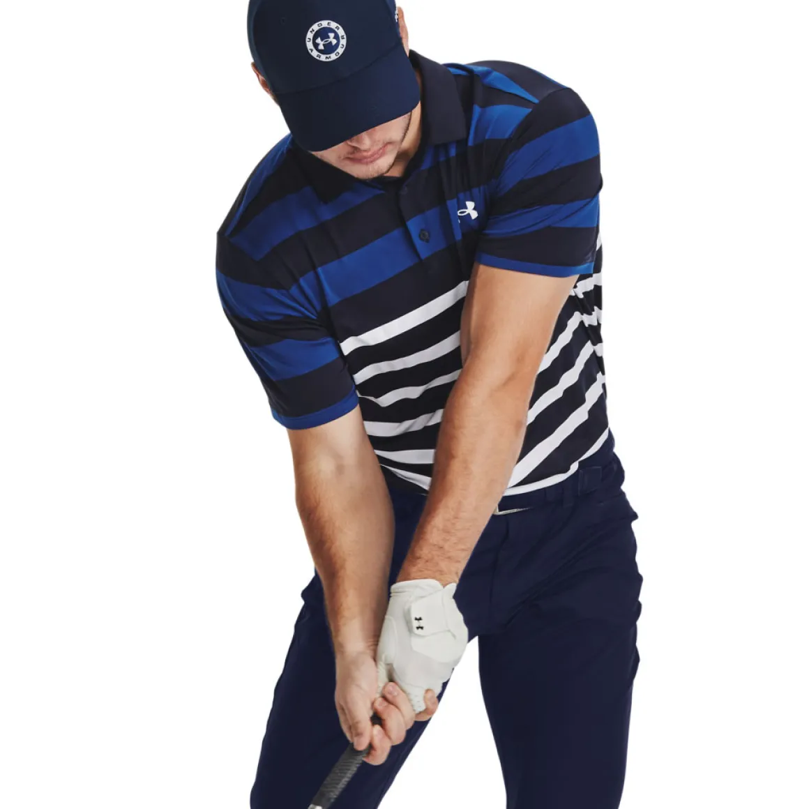 under_armour_mens_playoff_10-1.webp Under Armour Men's Playoff 3.0 Rugby YD Stripe Golf Polo Shirt