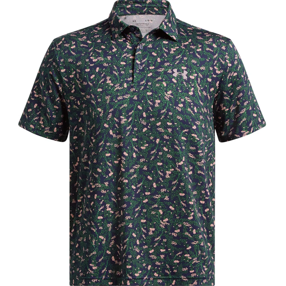 under_armour_mens_playoff_4-8.webp Under Armour Men's Playoff 3.0 Open Floral Printed Golf Polo Shirt