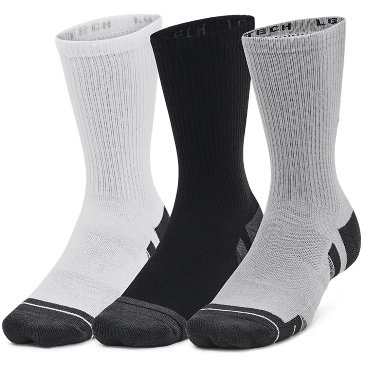 Under Armour Men's Tech 3 Pair Pack Golf Socks