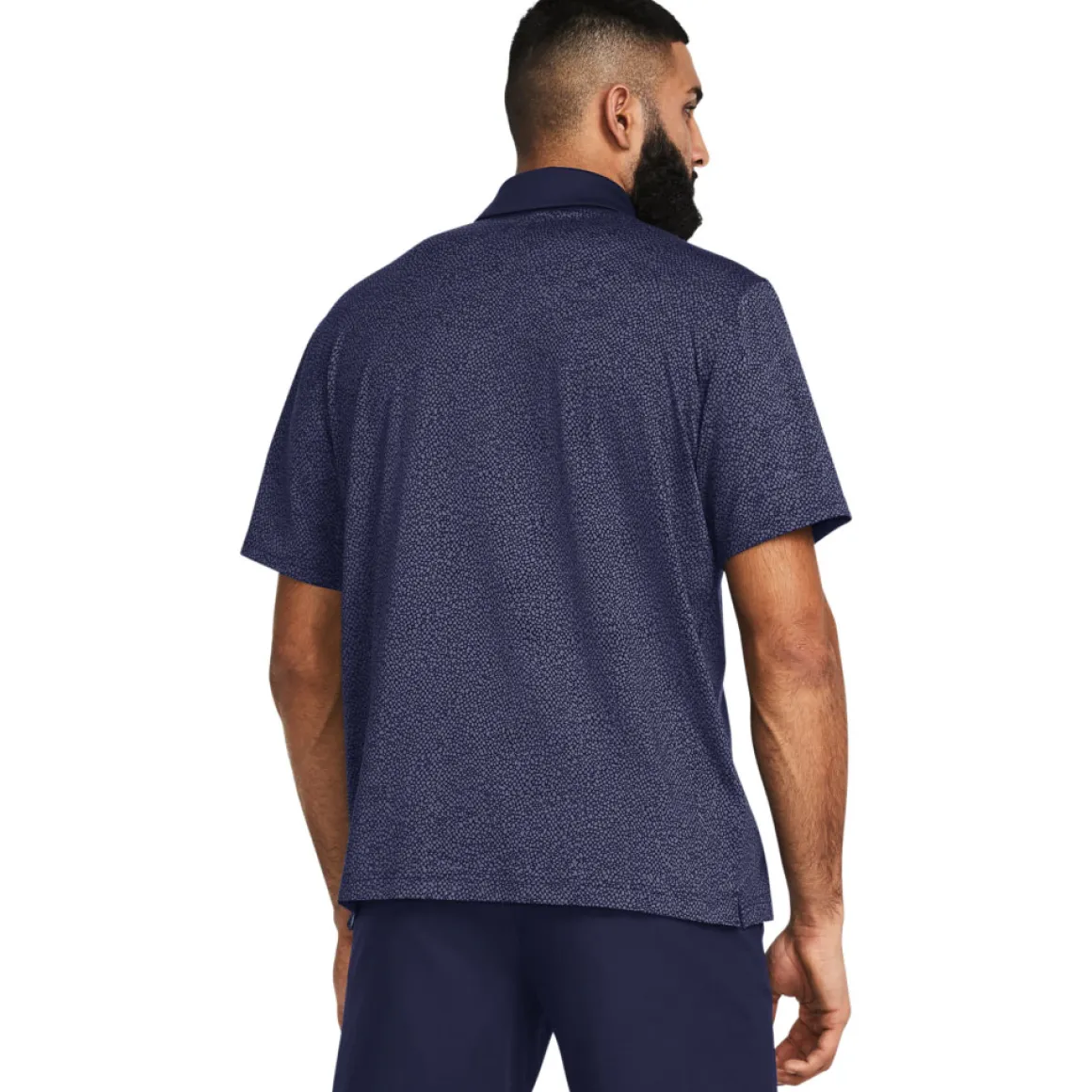 Under Armour Men's T2G Printed Plain Golf Polo Shirt