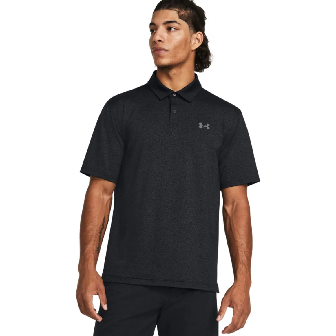 under_armour_mens_tg_prin_3-4.webp Under Armour Men's T2G Printed Plain Golf Polo Shirt