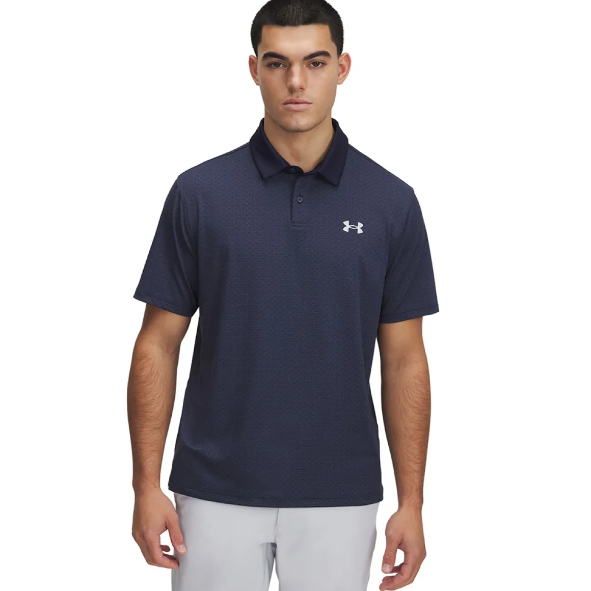 under_armour_mens_tg_prin_7-3.webp Under Armour Men's T2G Printed Plain Golf Polo Shirt
