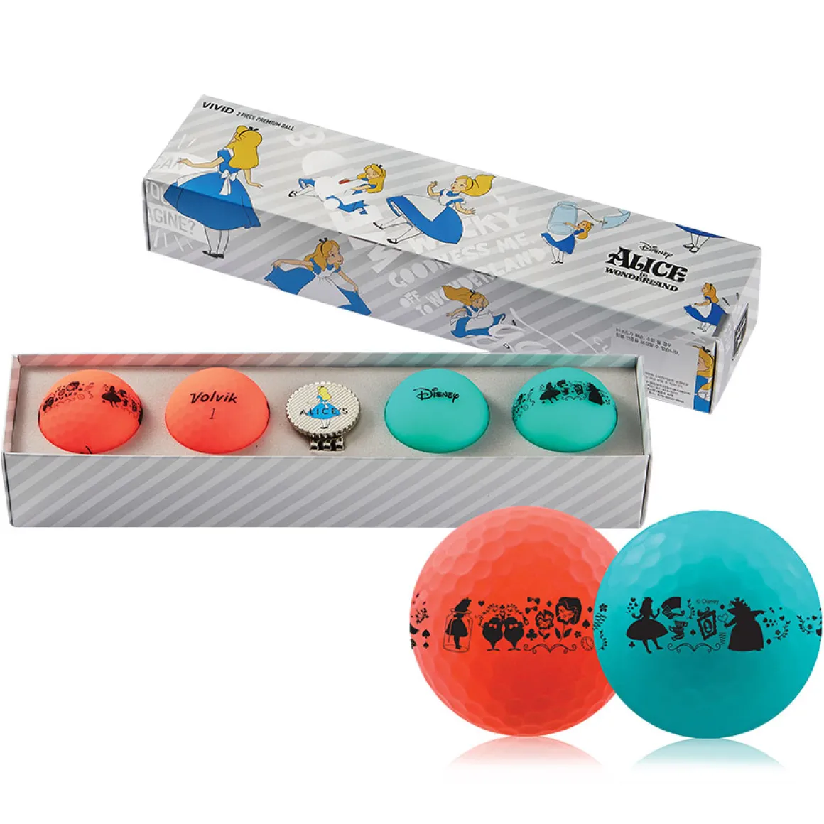 Volvik Solice Disney Characters 4 Golf Ball Pack