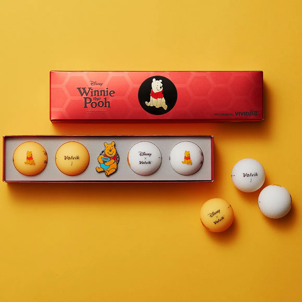 Volvik Vivid Lite Disney 4 Golf Ball Pack