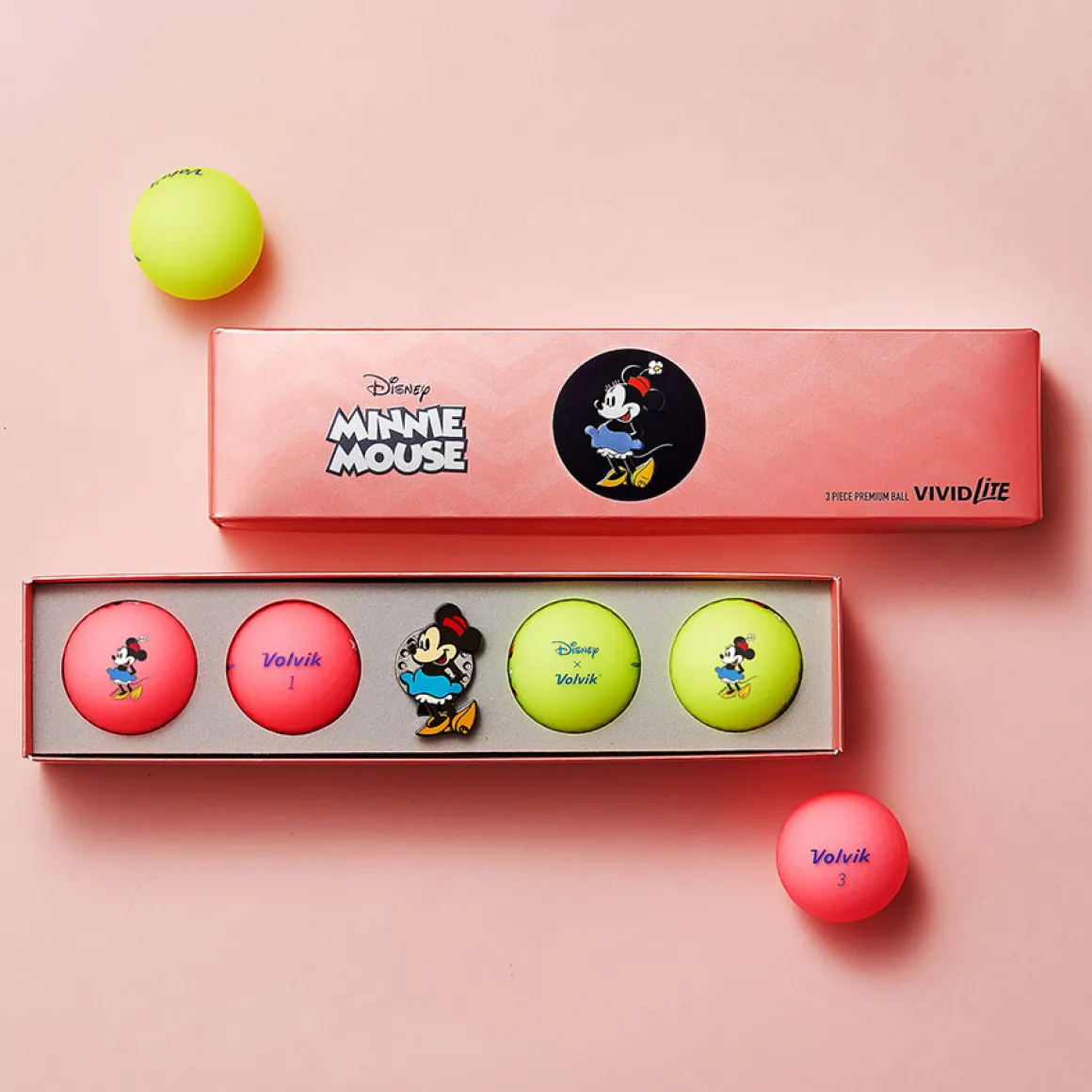 Volvik Vivid Lite Disney 4 Golf Ball Pack