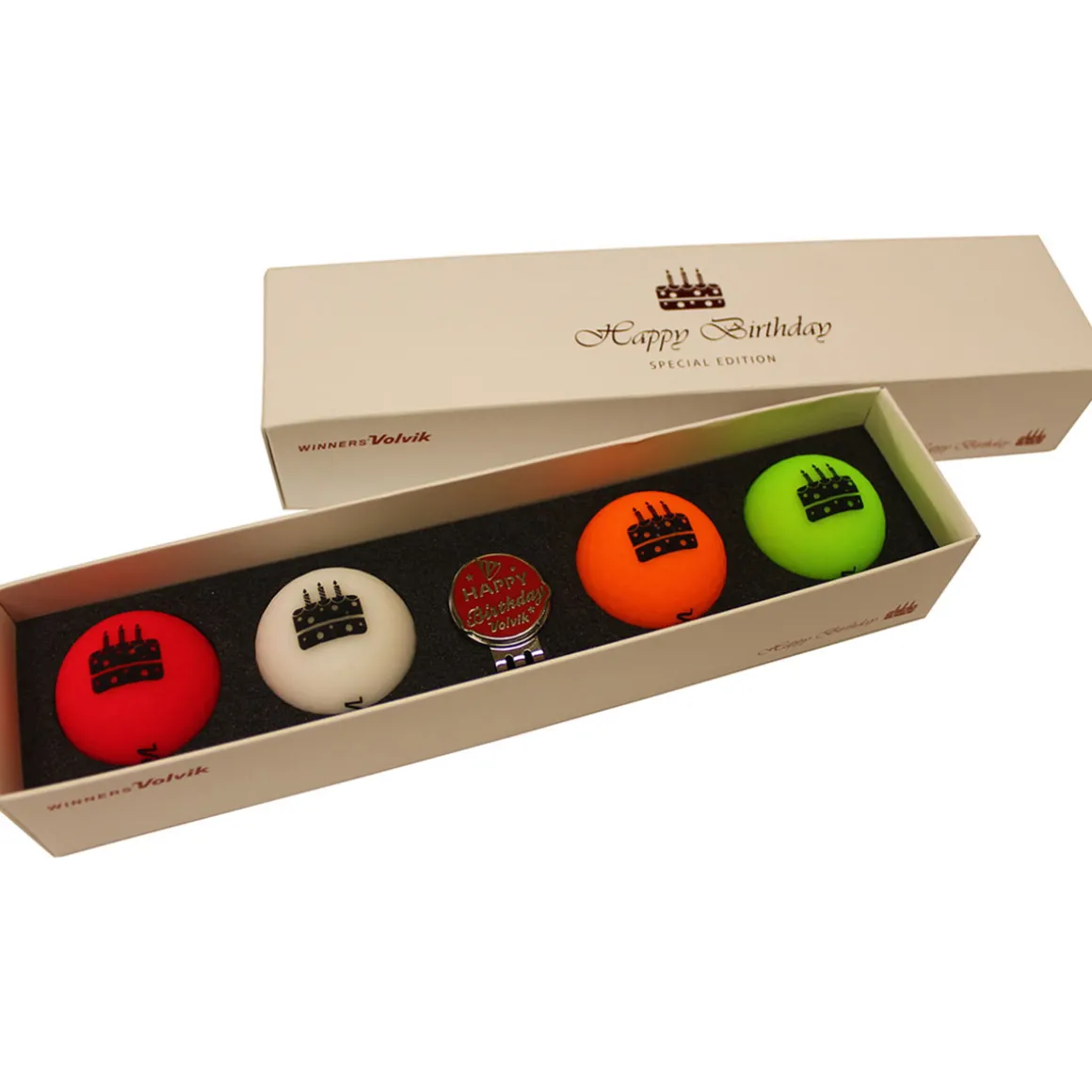 Volvik Vivid Special Edition Birthday 4 Ball Pack
