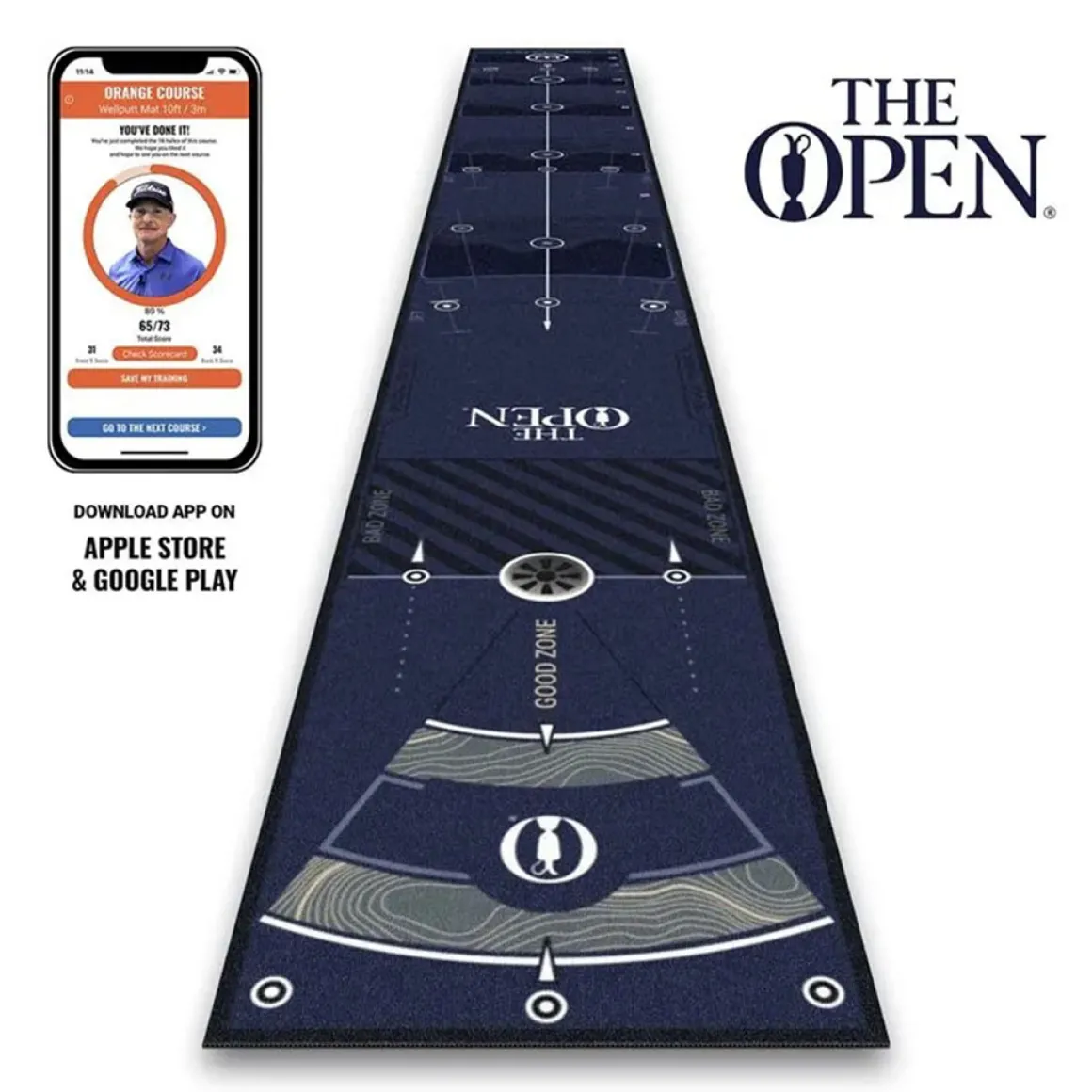 Wellputt The Open 4 Meters Golf Putting Mat
