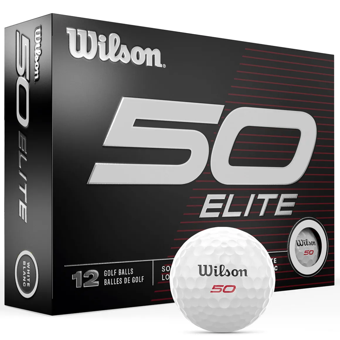 Wilson Fifty Elite 12 Golf Ball Pack