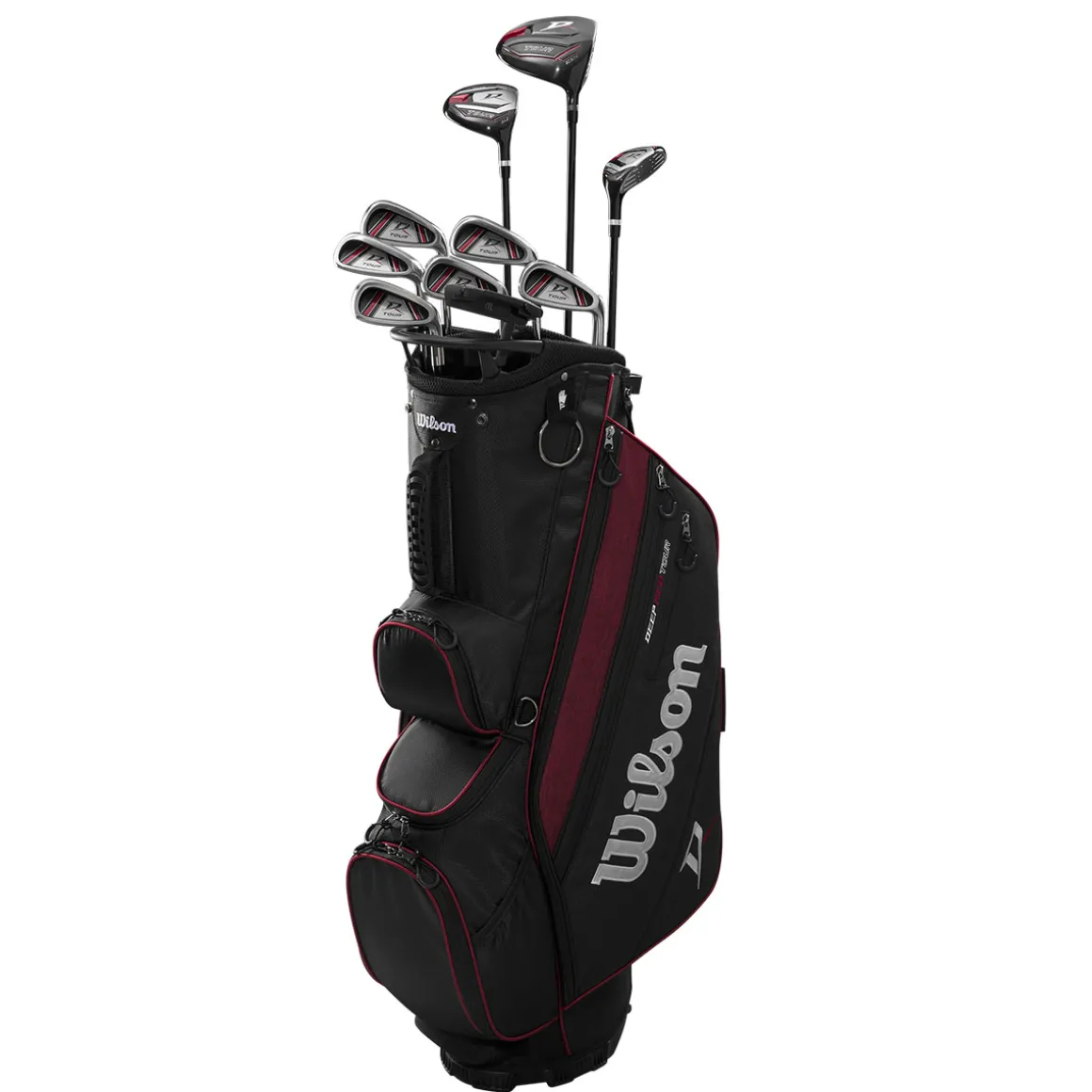 Wilson Men's Deep Red Tour Golf Package Set